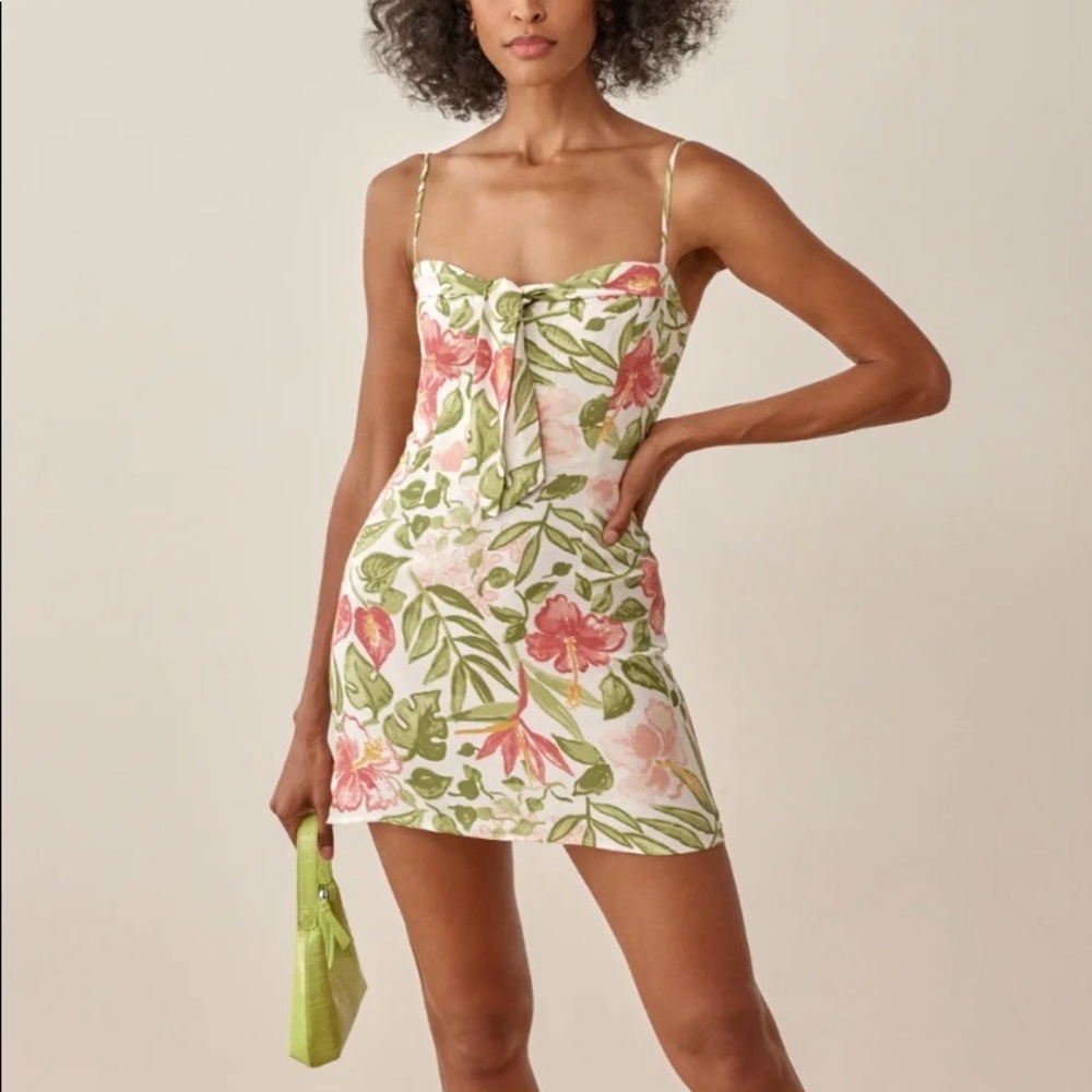 Reformation Helm Dress in Kauai size 8